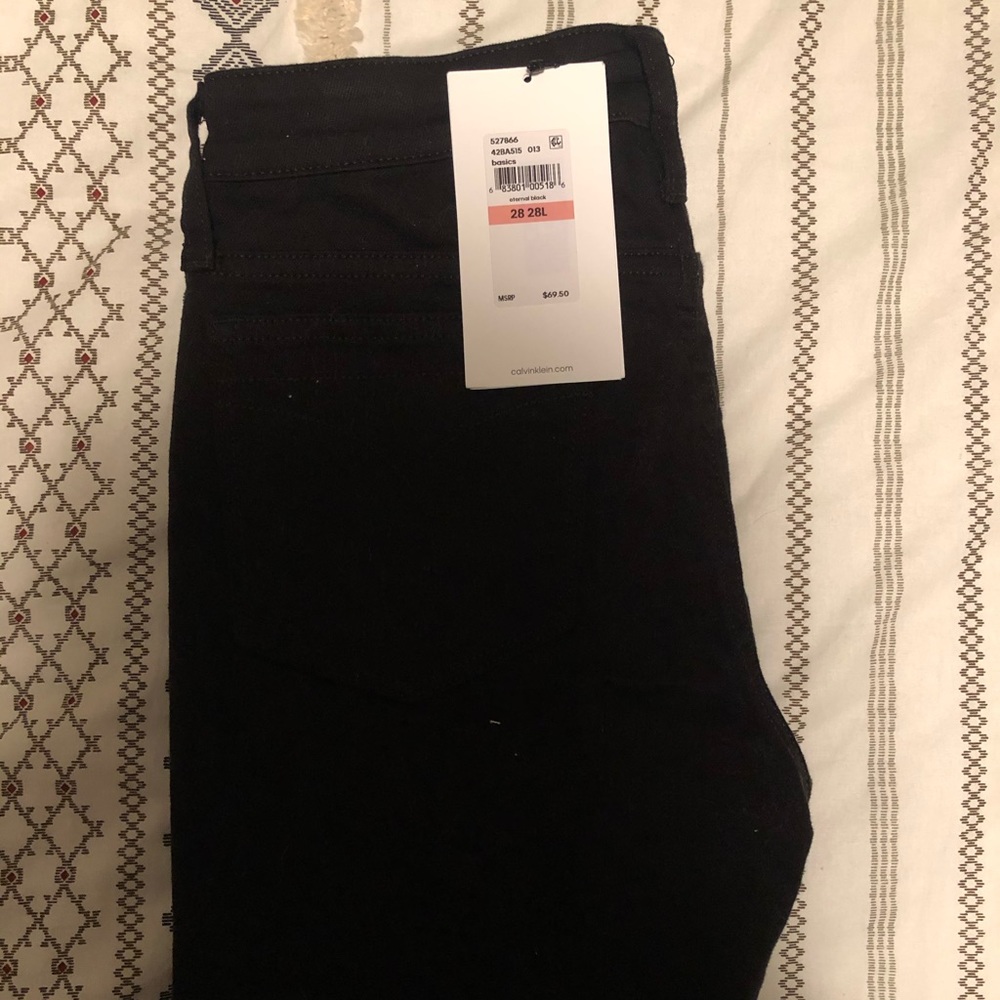 NWT skinny Calvin Klein black jeans